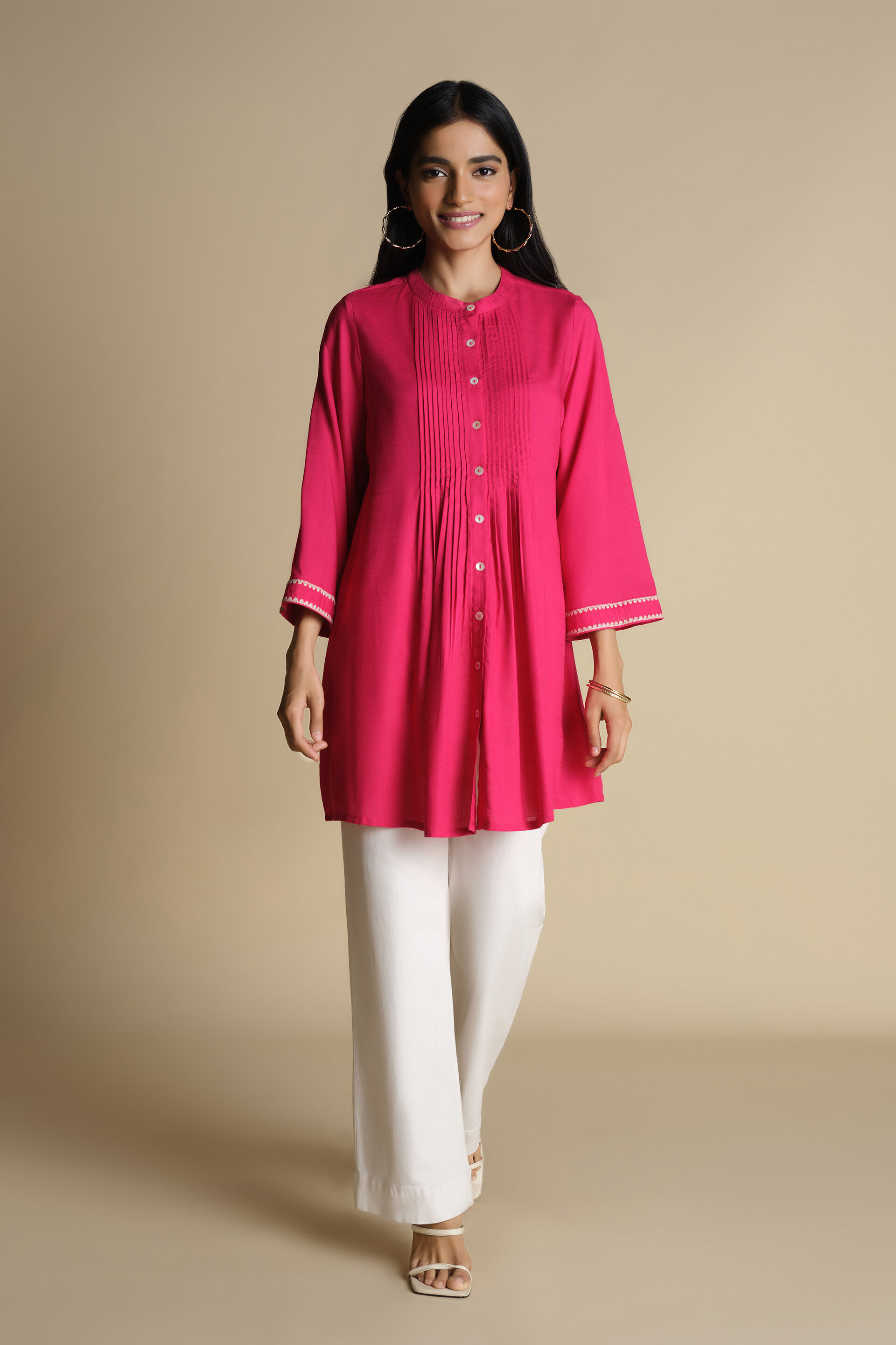 Rush Pink  Top, Hot Pink, image 2